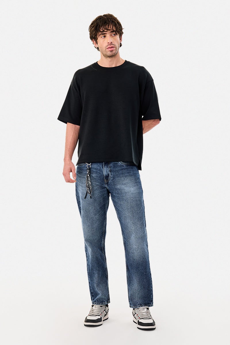 SNITCH Relaxed Fit Washed Jeans - Image 2